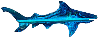 Sharks - 10th Avenue West Studios | One-Of-A-Kind Handmade Torch-Cut Metal Art